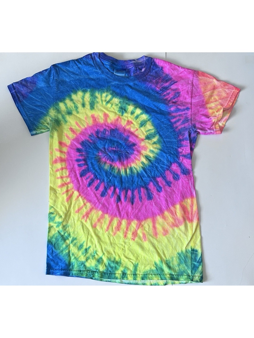 Tye Dyed T-Shirt Small - Handmade and Very Colourful!